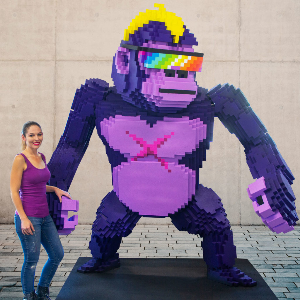 Cyber Kongz 3D printed Gorilla Mascot