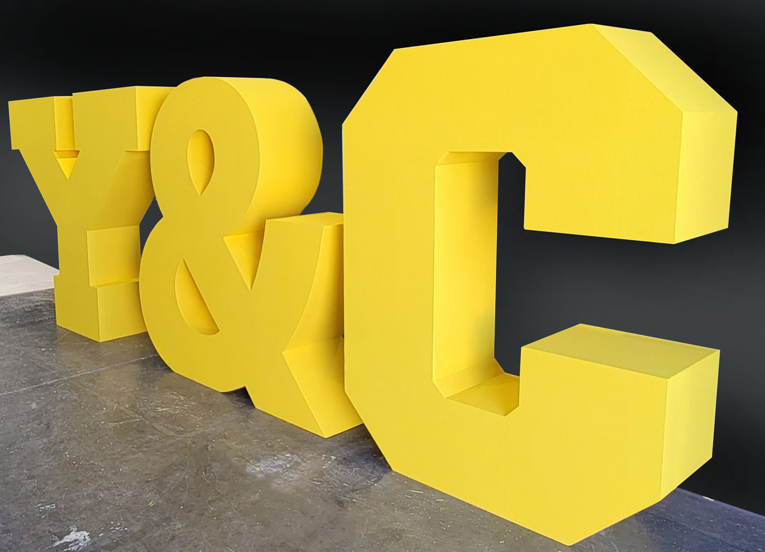 Y&C Large Foam 3D Letters