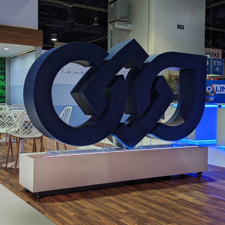 Bonfiglioli Foam 3D Logo at CONEXPO-CON/AGG