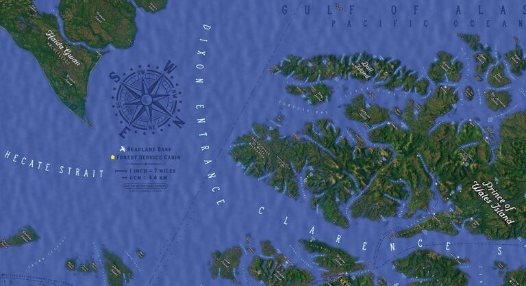 Alaska Physical Map