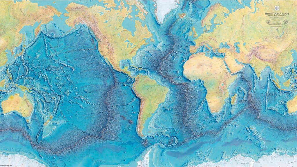 Bathymetric Map-Marie Tharp