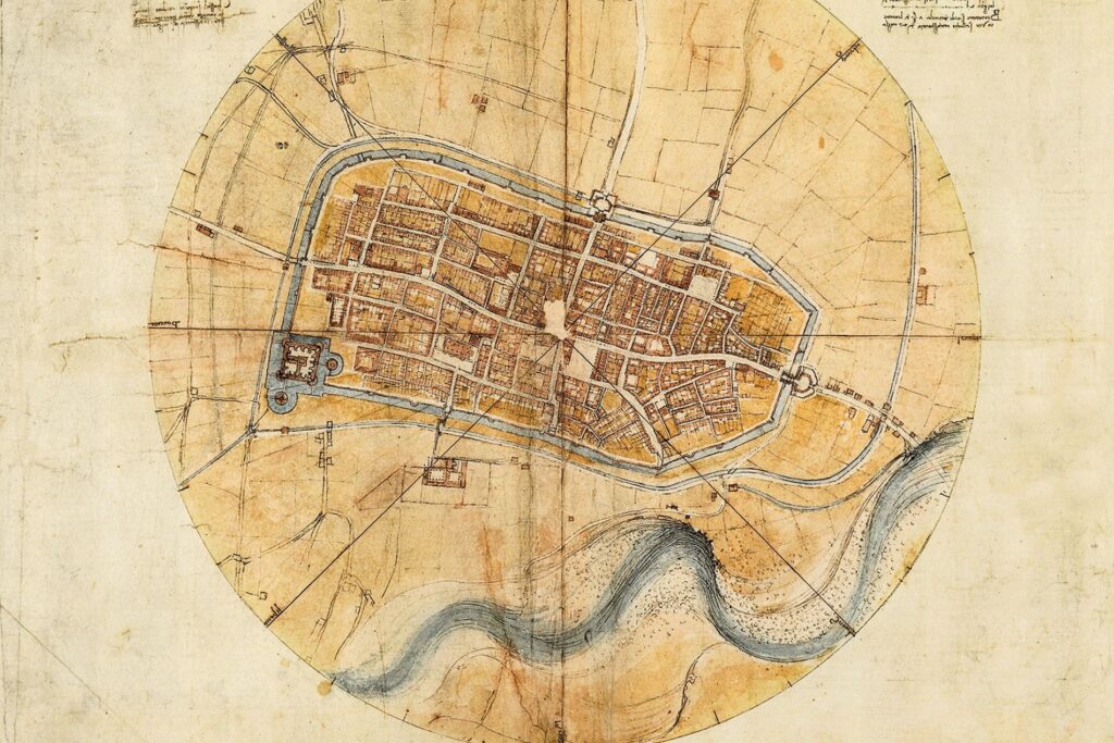 Contour Map-History-Leonardo-Da-Vinci