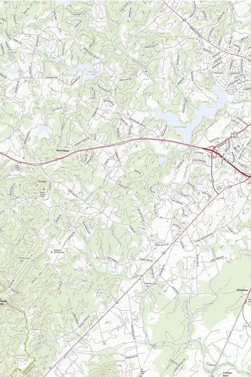 Culpeper Virginia 2020-USGS Topographic Map