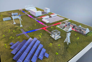 Dell Energy Solutions Lighted Diorama Model.