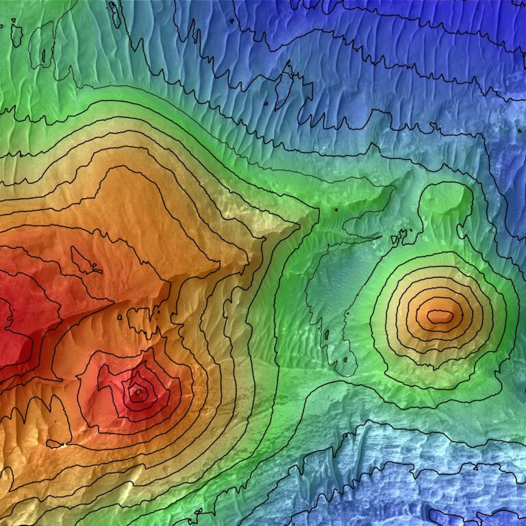 Elevation Maps Lus Chasma