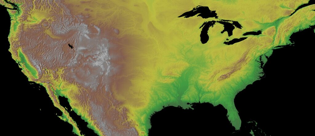 Elevation Maps United States