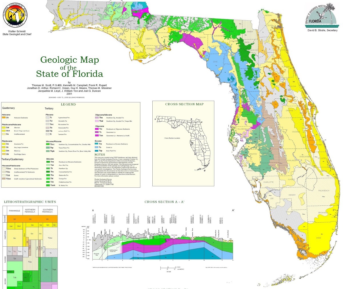 Florida Maps-Geologic