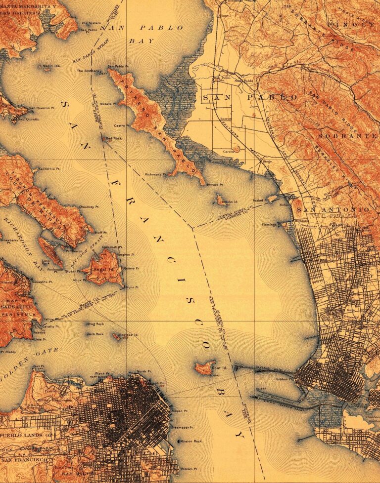 USGS Historical Maps - San Francisco 1899
