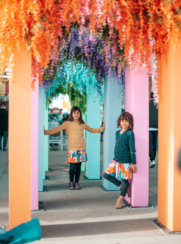 Belmont Park San Diego Spring arches photo prop