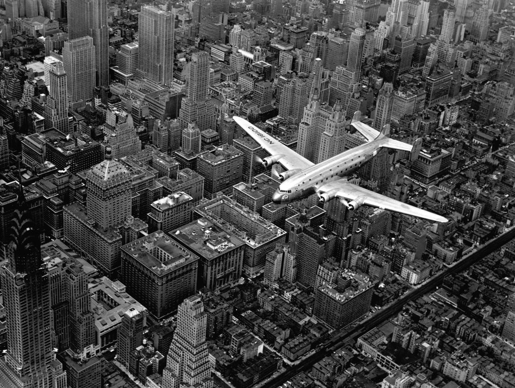 Aerial Photography - 1939 over Manhattan