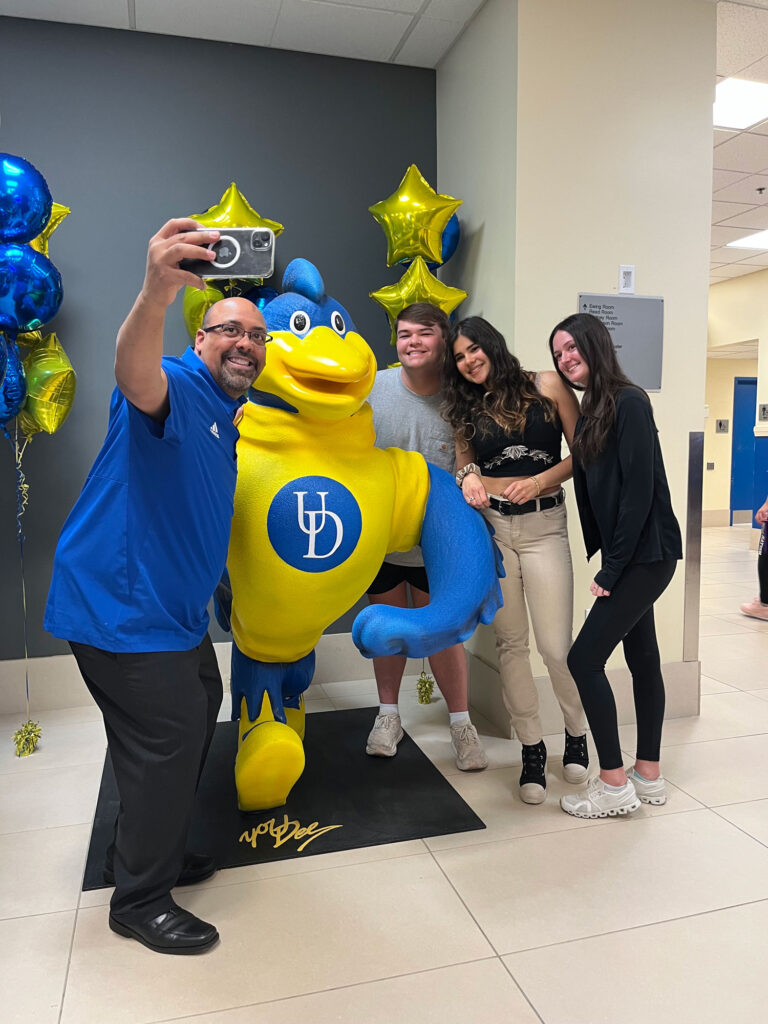 Lifesize 3D-printed University School Mascot YouDee University of Delaware