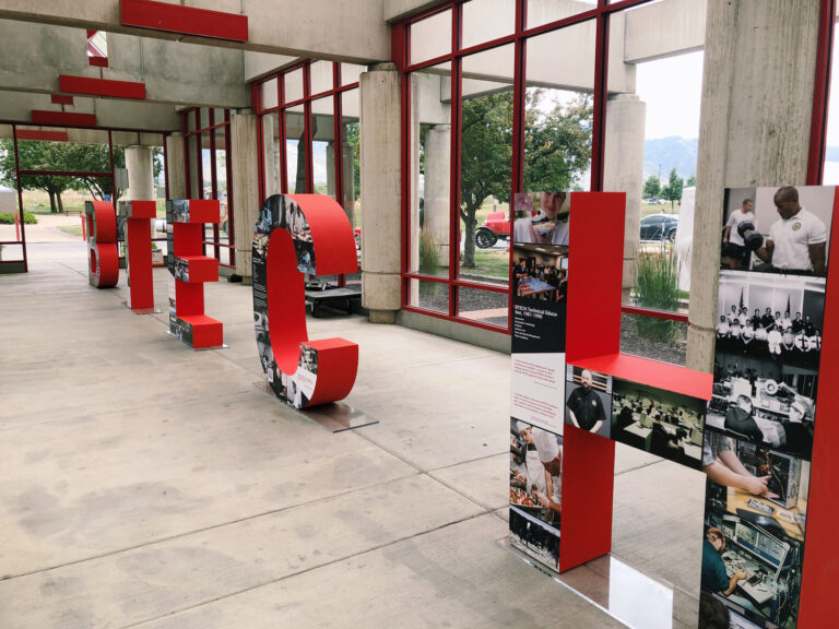 B-tech High School Campus Foam Letters