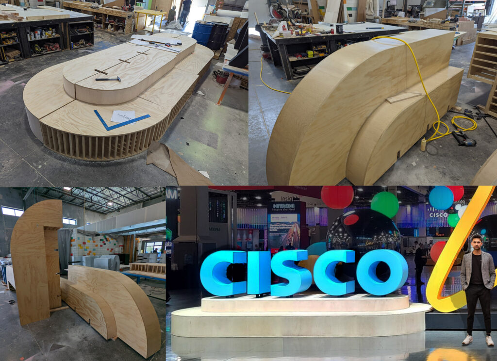 Cisco Live Custom Wood Base