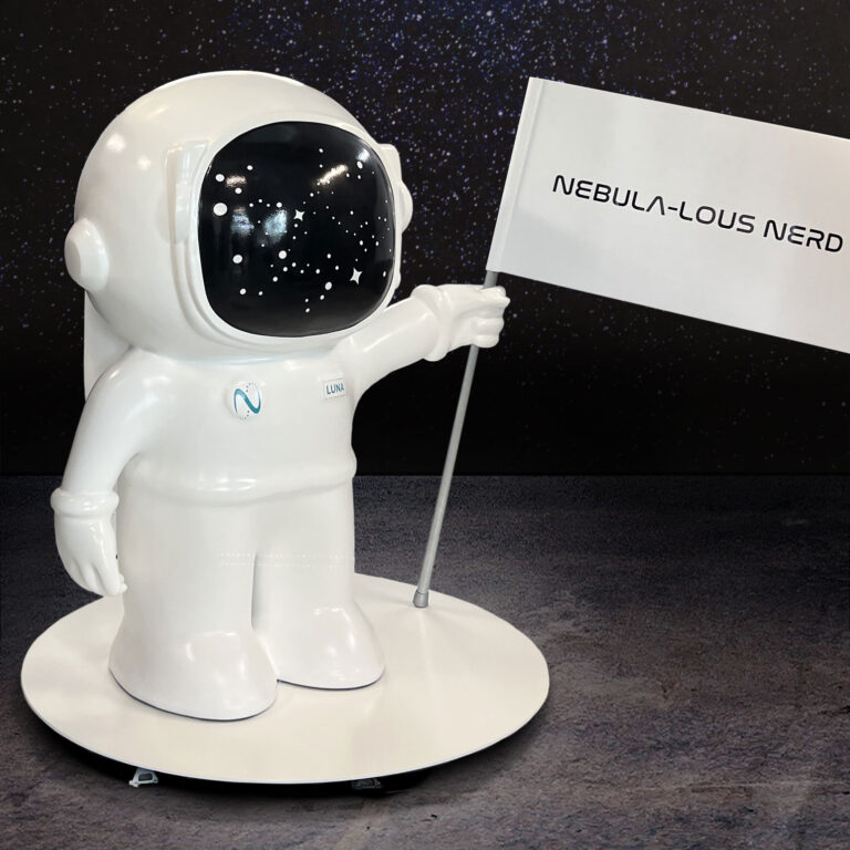 NetLine Luna company mascot 3D printed statue