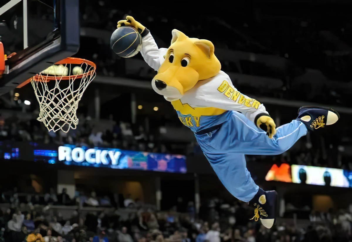 NBA Mascots-Rocky