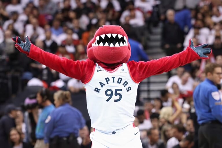 NBA Mascots-The-Raptor