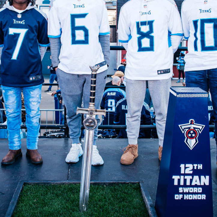 12th Titan Sword of Honor Tradition at Tennessee Titans
