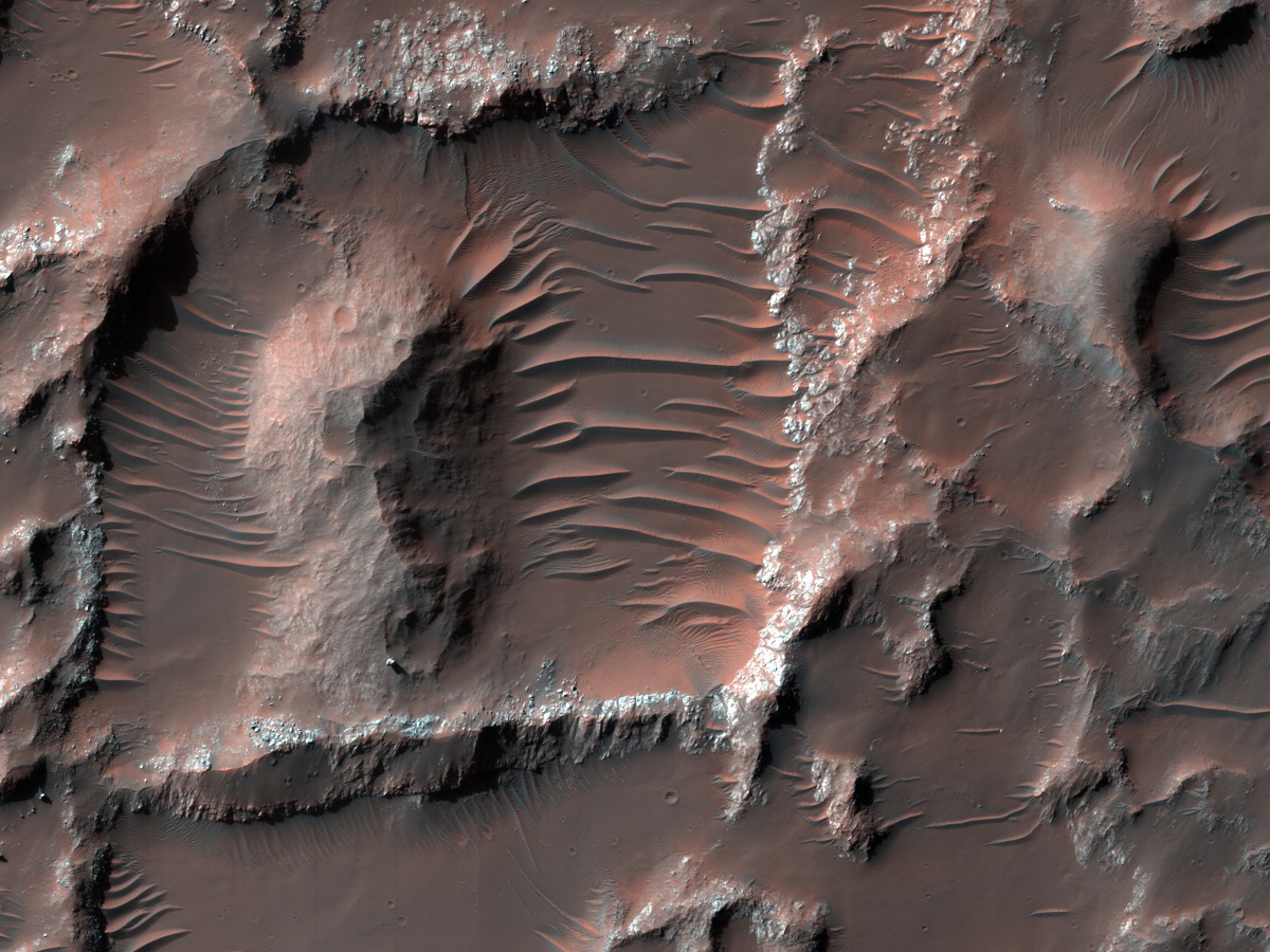 Complex Terrain East of Holden Crater