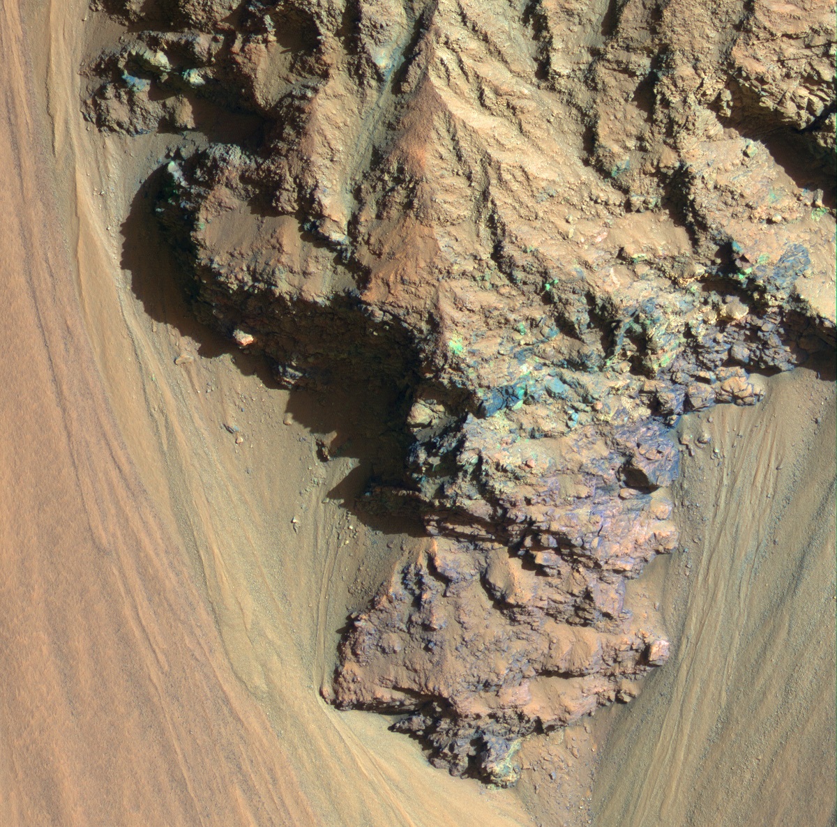Geologic History Revealed in Valles Marineris