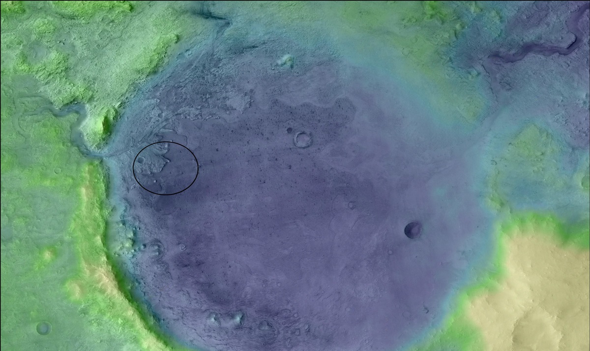 Jezero Crater Ancient Lakeshore