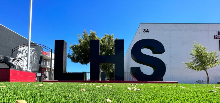 Liberty High School Metal Letters for Campus
