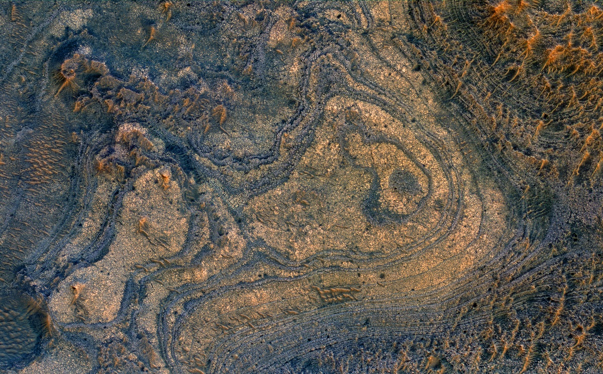 Layered Bedrock in the Nili Fossae Region