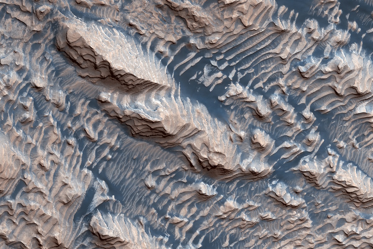 Layers in Danielson Crater