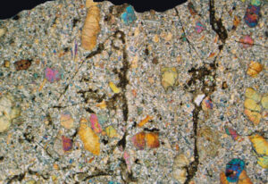 Mars Meteorite Slice