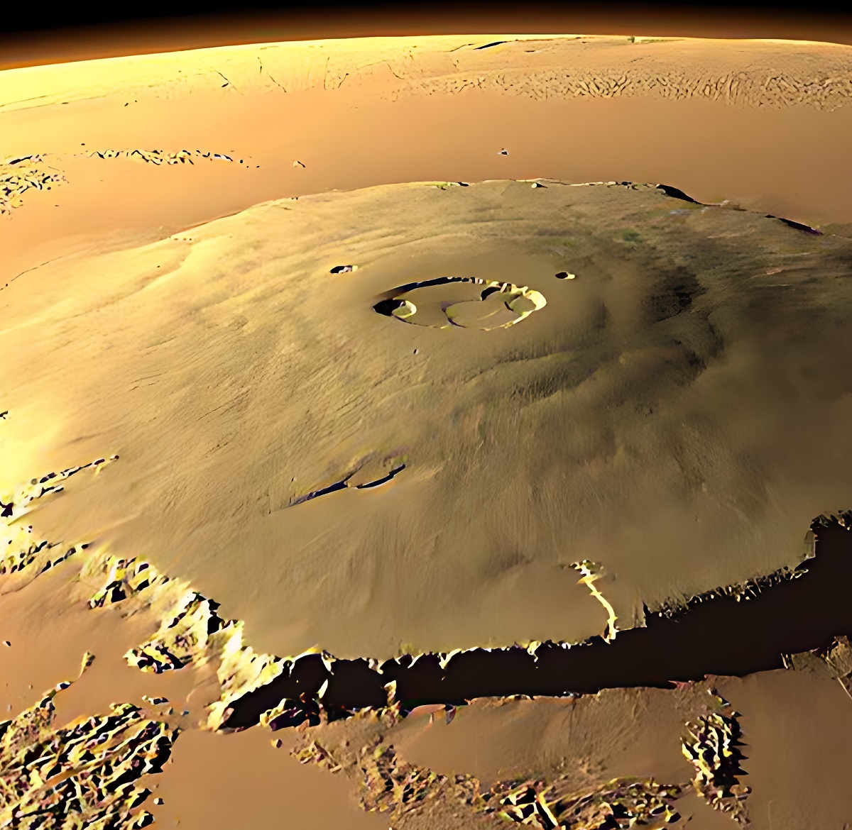 Olympus Mons Volcano