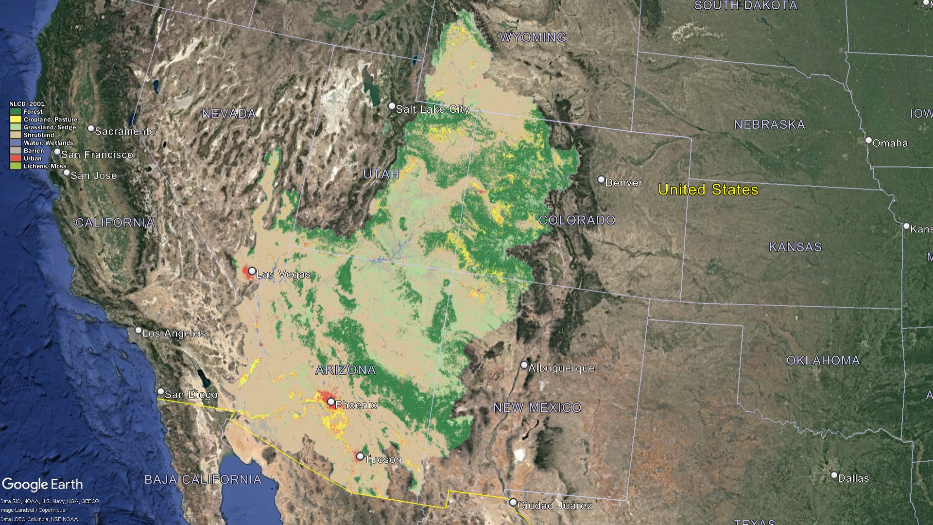 Colorado Watershed Land Characteristics