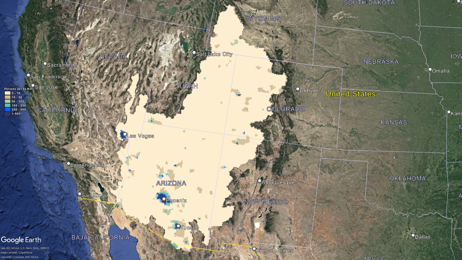 Colorado Watershed Population