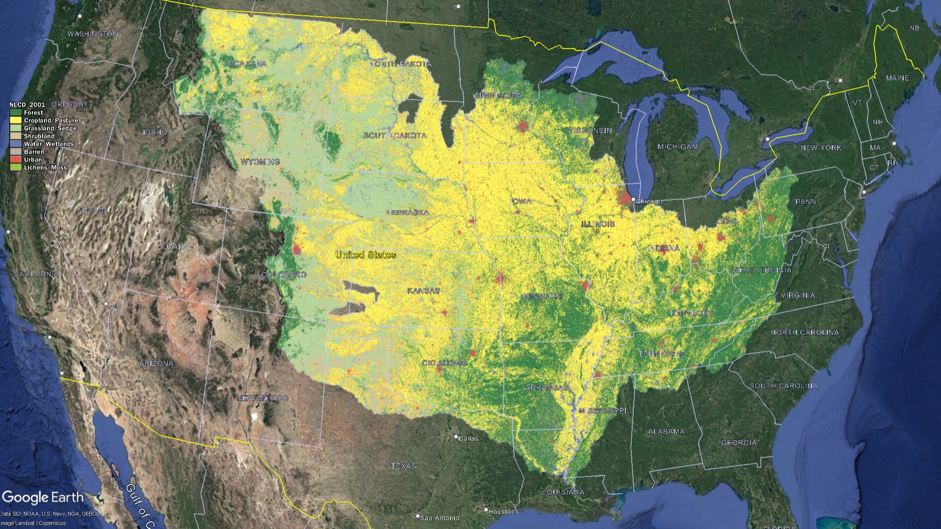 Mississippi Watershed Land Characteristics