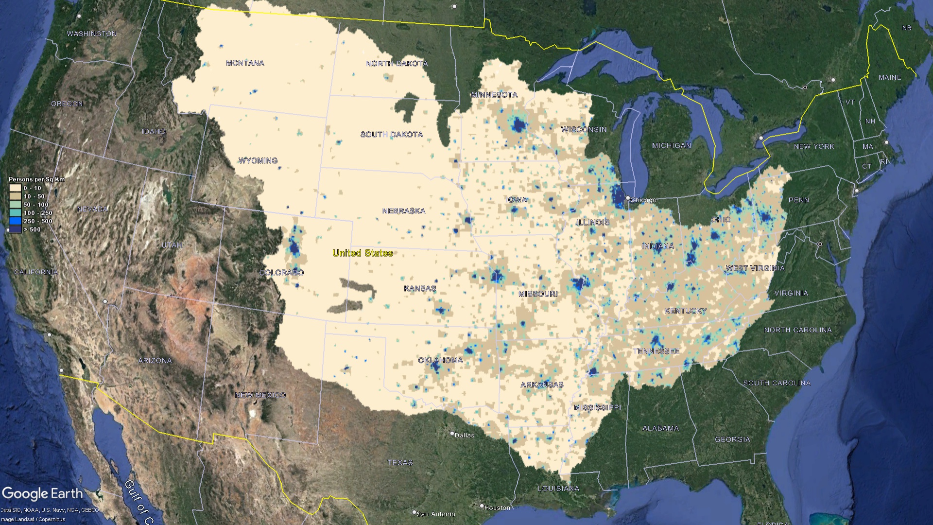 Mississippi Watershed Population