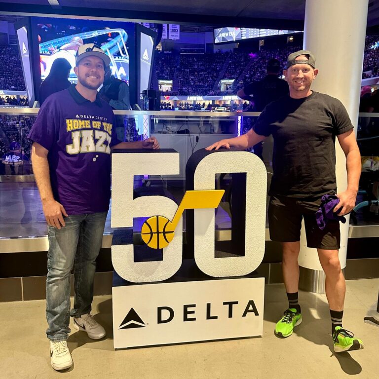 50 Utah Jazz Delta Logo