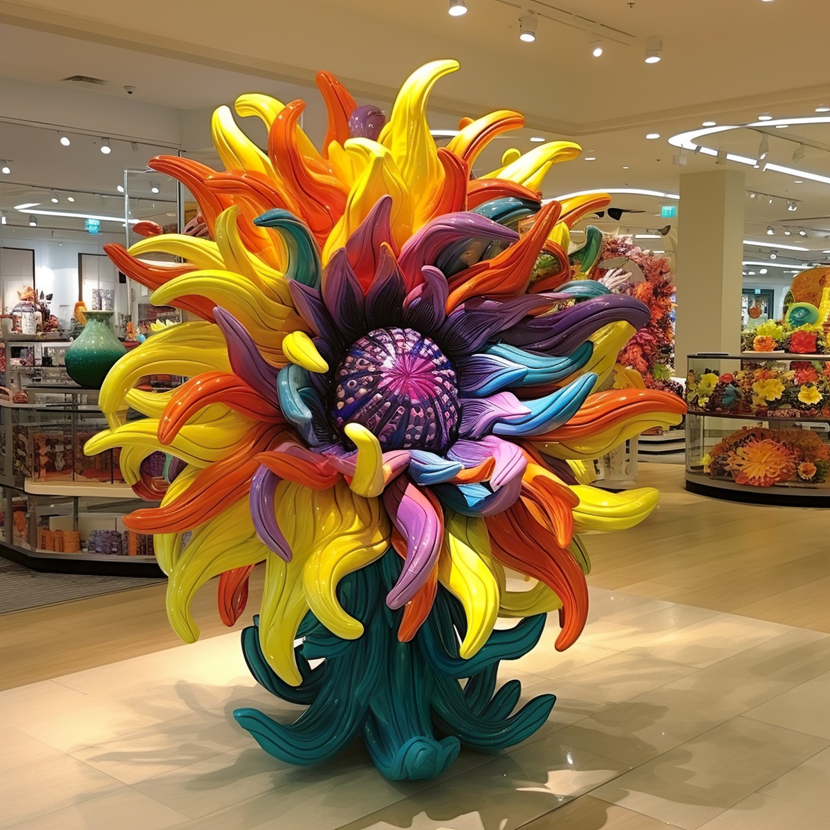 Giant Flower Props 3D Printed