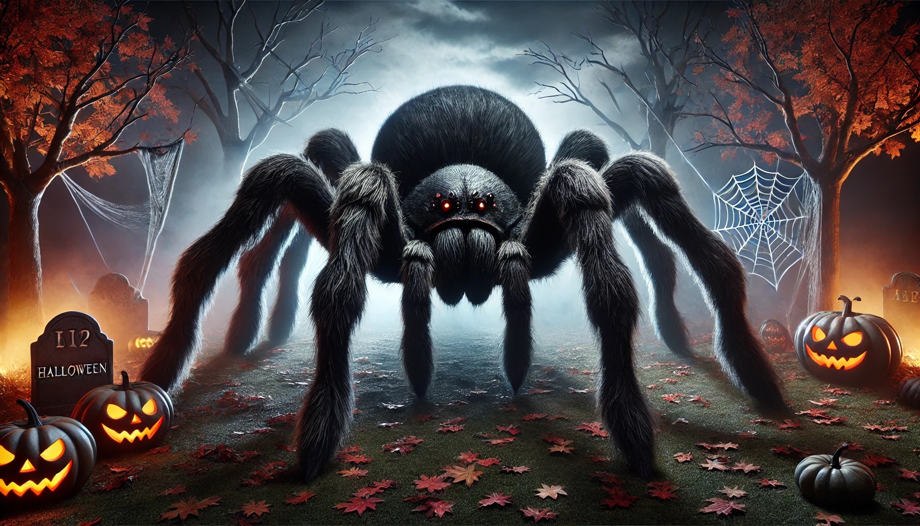 Giant Halloween Spider Prop 1