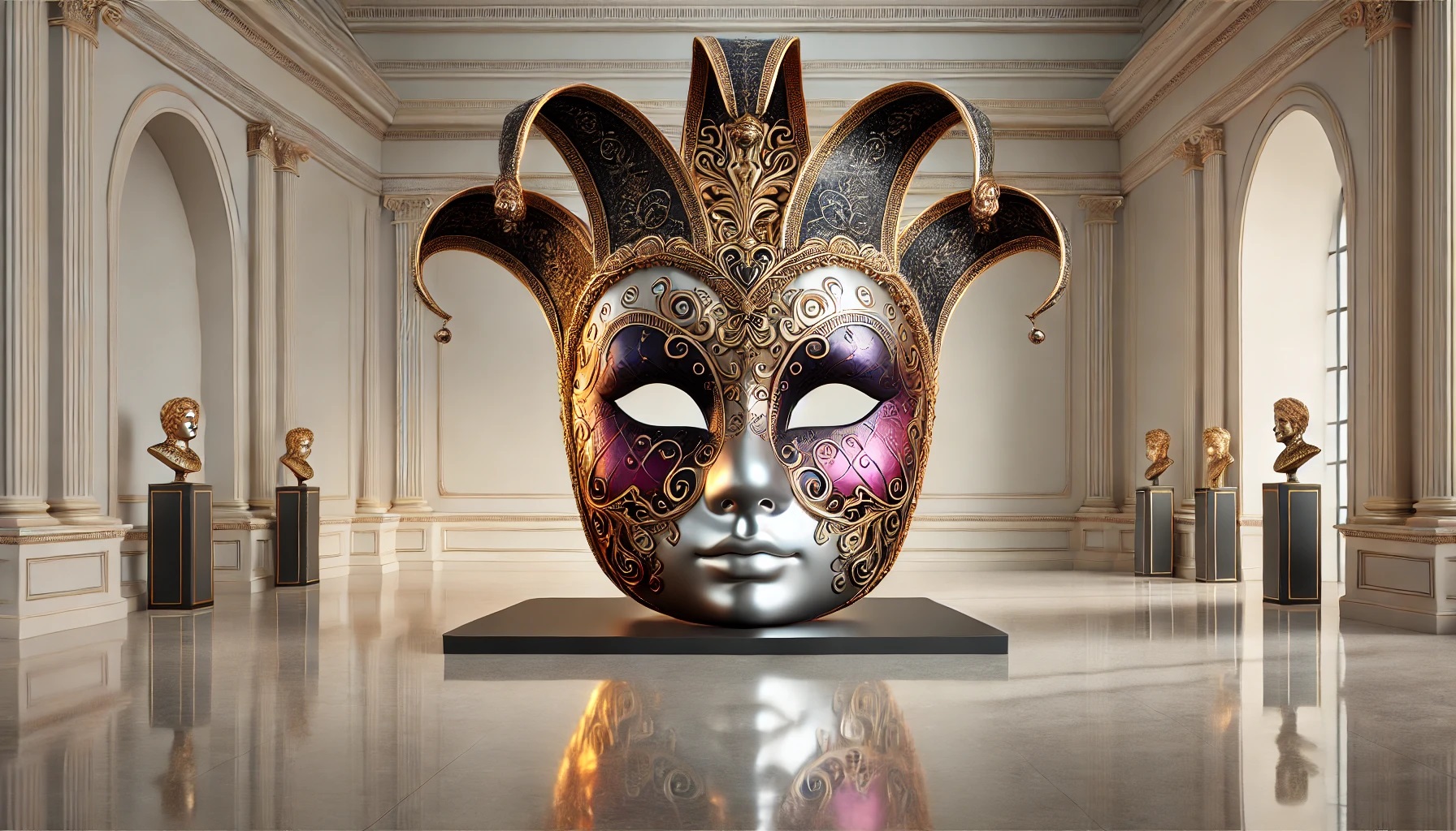 Giant Masquerade Mask Prop 1