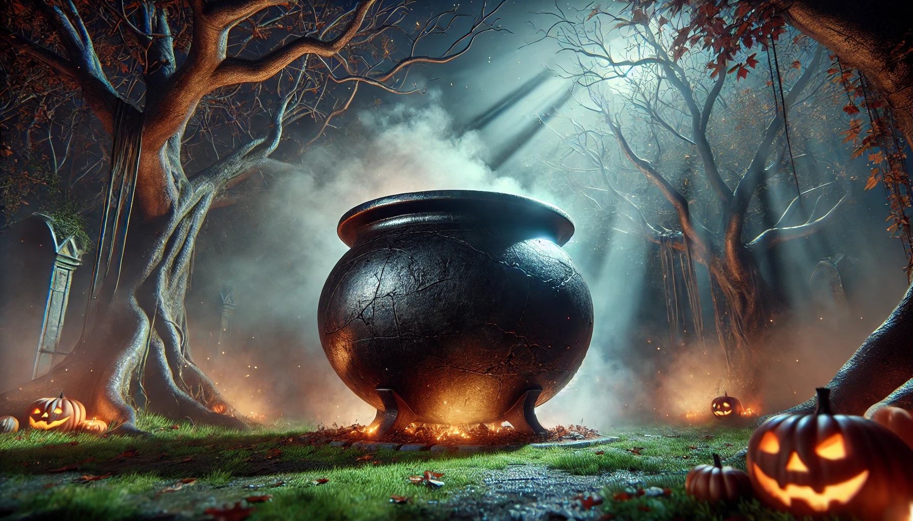 Giant Witches Cauldron 2