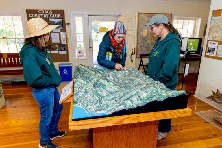 Malibu Creek State Park Docents Visitor's Center 3D Raised Relief Map