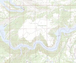 3D Topographic Map of Utah-Flaming Gorge