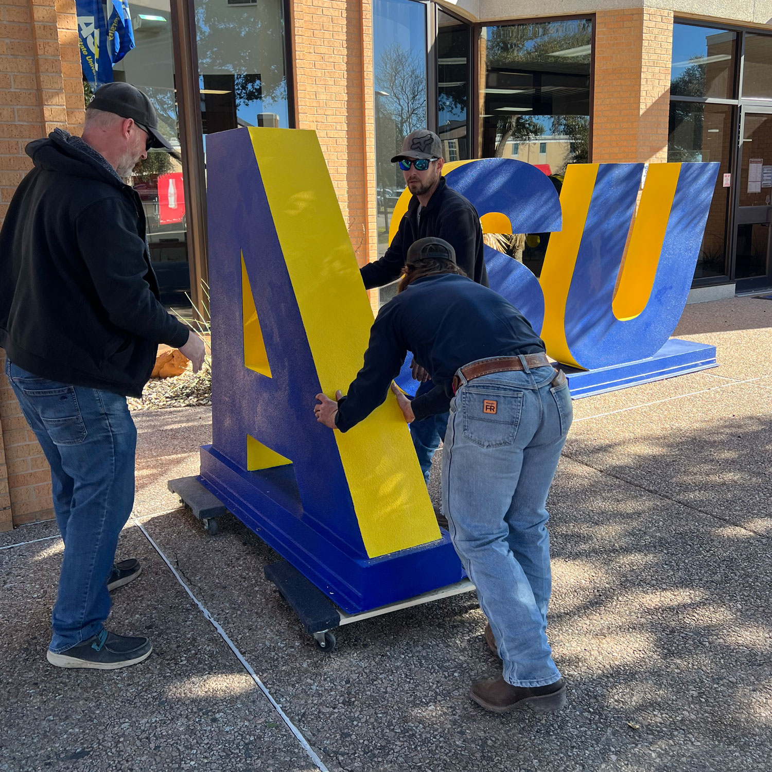 Angelo State University Campus Metal Letters