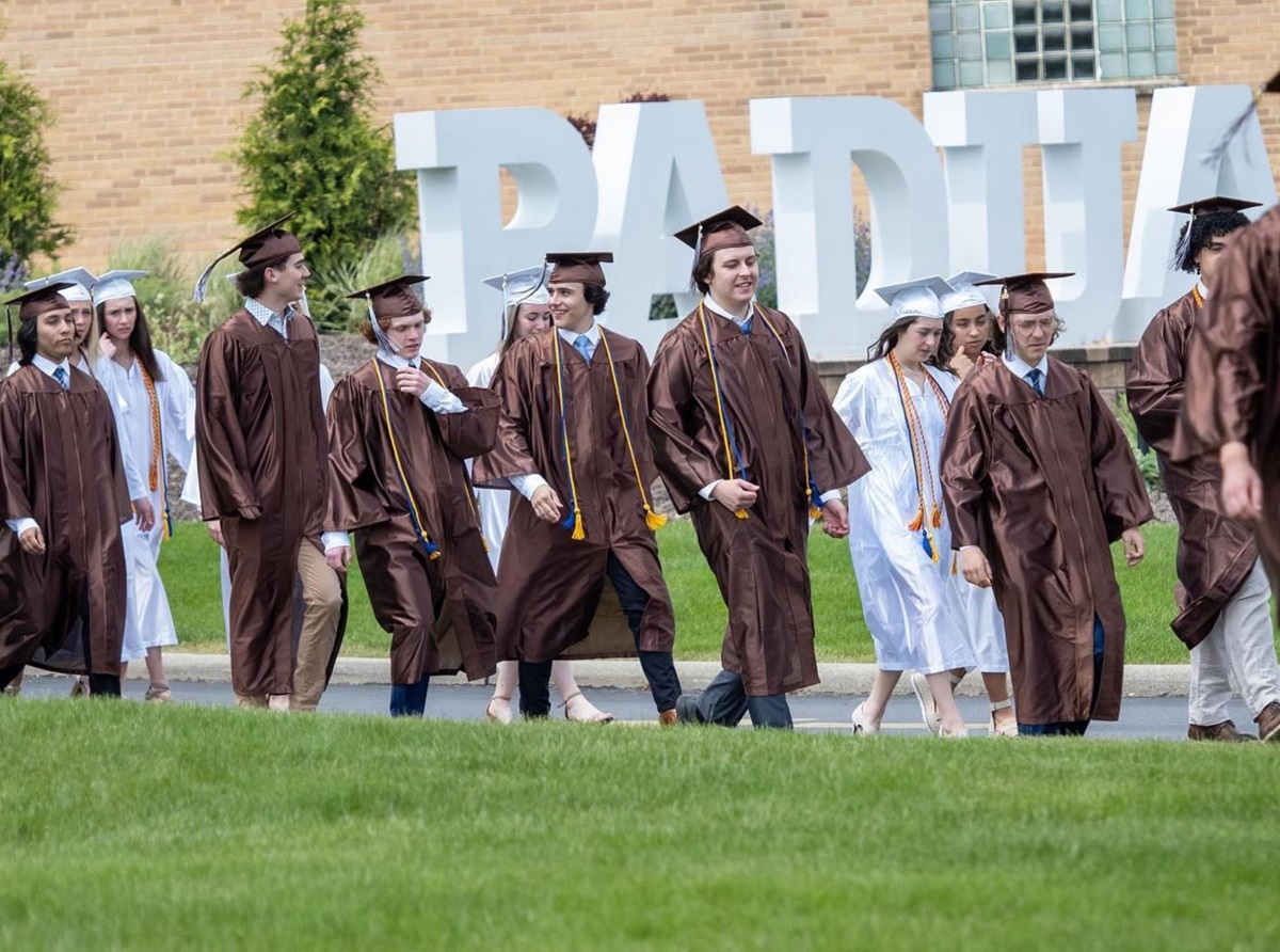 Padua Academy Metal Letters Graduation