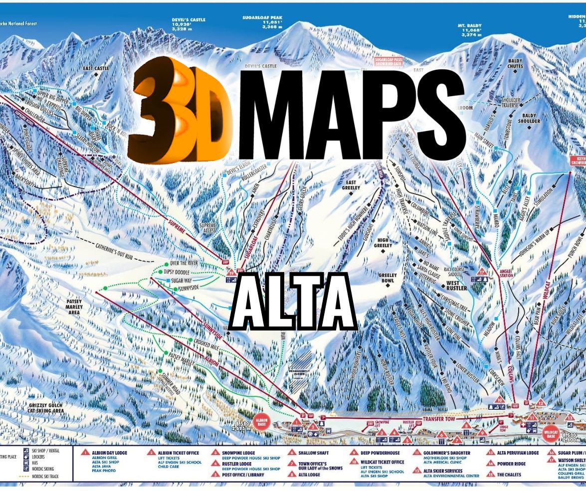 Alta 3D Maps WhiteClouds