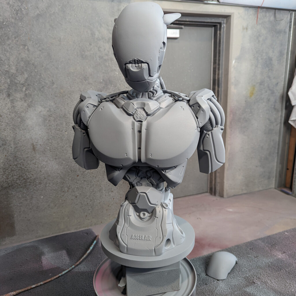 Axelar Robot Mascot Primed in Production
