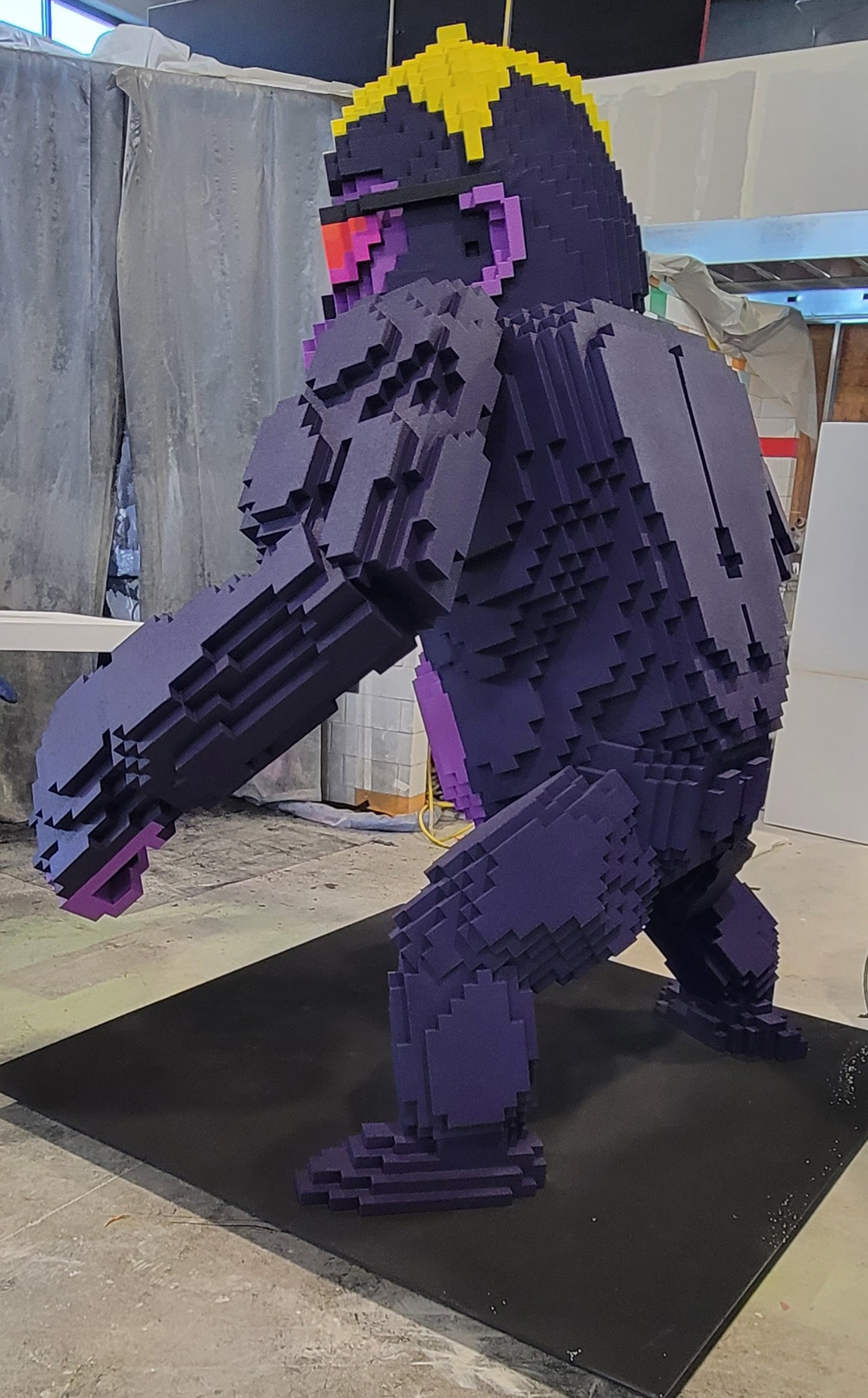 3D printed CyberKongz giant statue in production