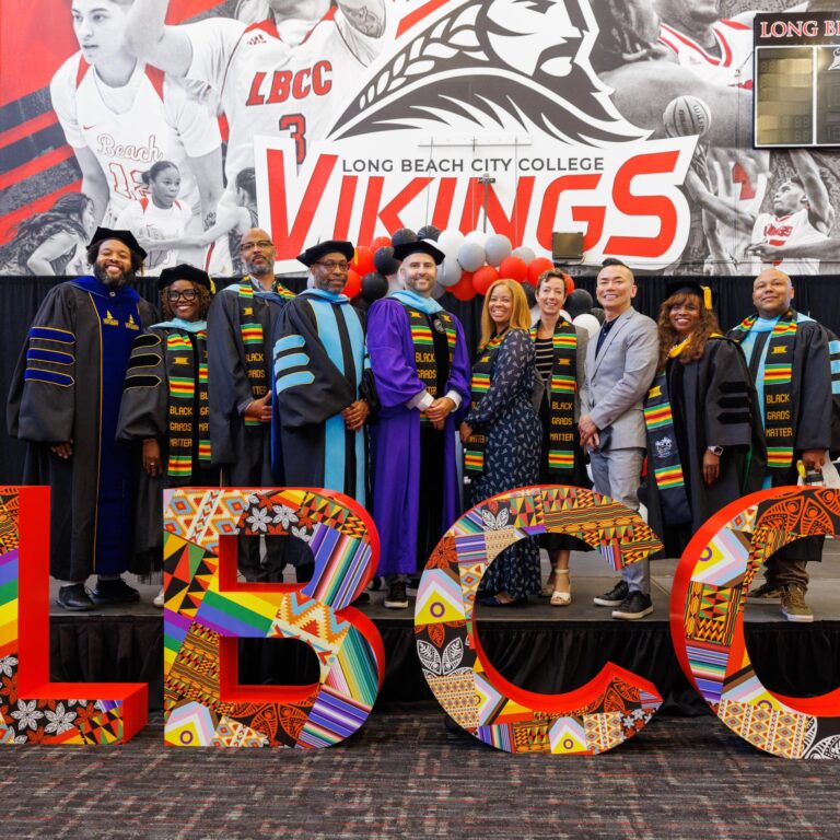 Long Beach City College Large Graphic Letters