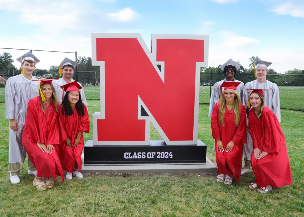 Large Metal Logo Display for Niskayuna High School Class of 2024