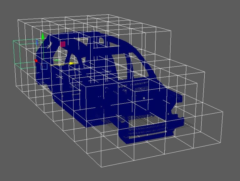 Arcelor Mittal Vehicle Frame Digital Model cut up for 3D printing