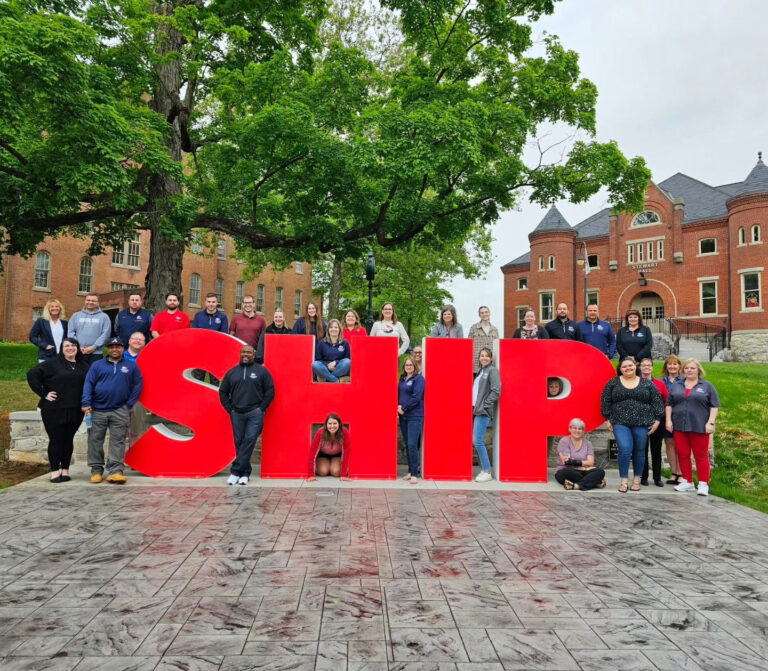 Metal Letters for outdoor permanent installation at Shippensburg University