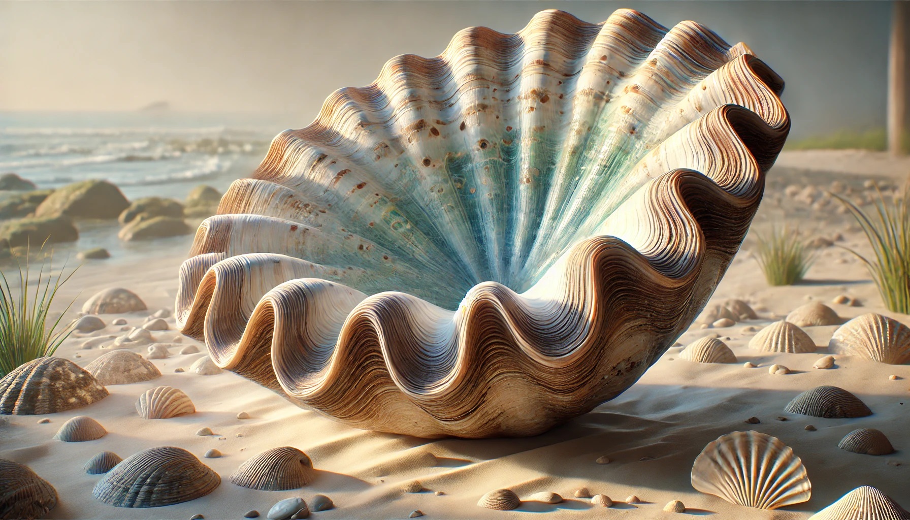 Giant Clam Shell Photo Prop 2